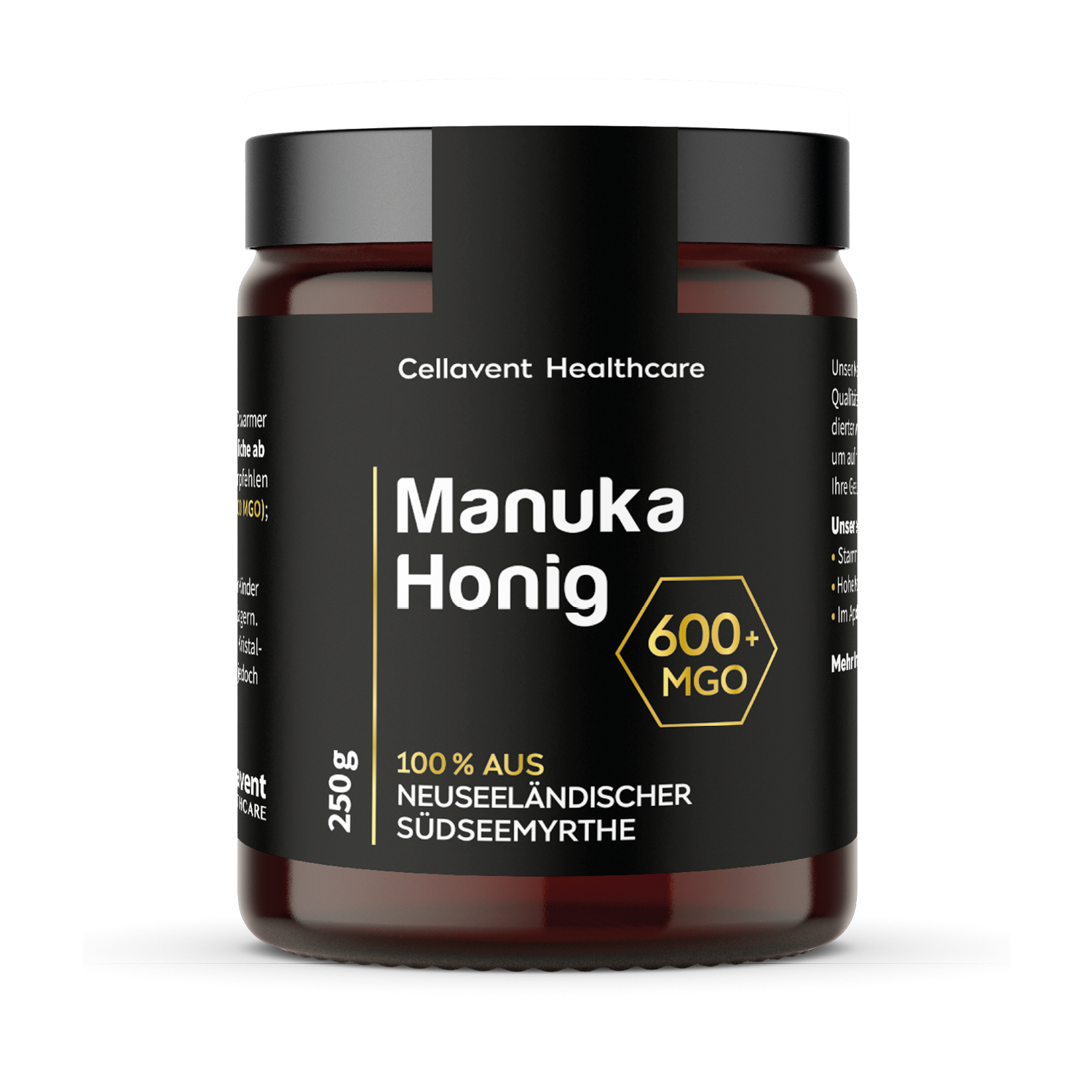 Manuka Honig 600+ MGO – Echter Manuka-Honig aus Neuseeland