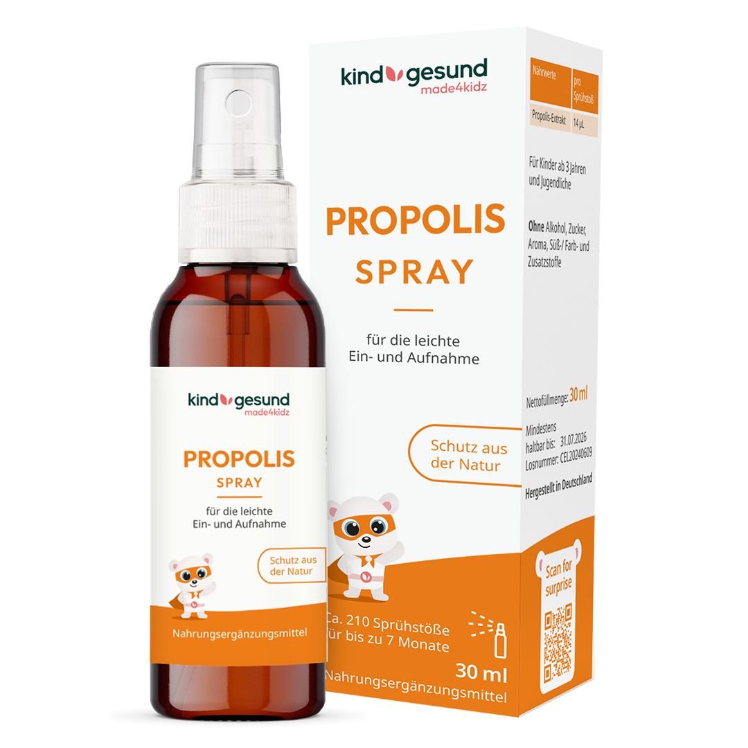 Propolis Spray für Kinder – Natürlich, wohltuend in der kalten Jahreszeit